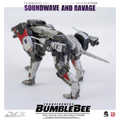 Transformers Bumblebee DLX Action Figure 2-Pack 1/6 Soundwave & Ravage 28cm - Action Figures - ThreeZero - Hobby Figures UK