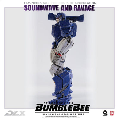 Transformers Bumblebee DLX Action Figure 2-Pack 1/6 Soundwave & Ravage 28cm - Action Figures - ThreeZero - Hobby Figures UK