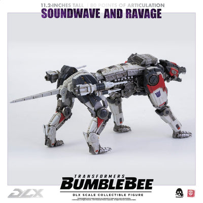 Transformers Bumblebee DLX Action Figure 2-Pack 1/6 Soundwave & Ravage 28cm - Action Figures - ThreeZero - Hobby Figures UK