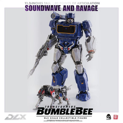 Transformers Bumblebee DLX Action Figure 2-Pack 1/6 Soundwave & Ravage 28cm - Action Figures - ThreeZero - Hobby Figures UK