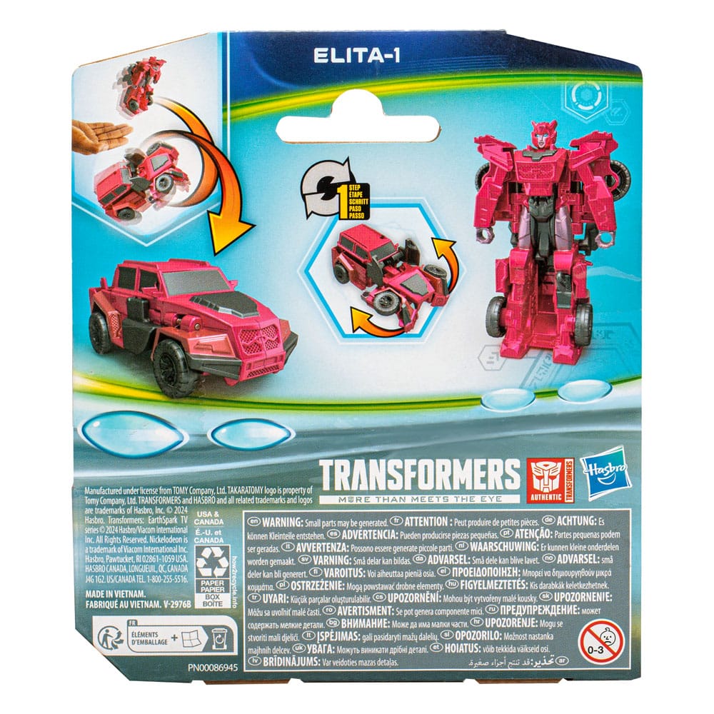Transformers EarthSpark 1-Step Flip Changer Action Figure Elita-1 10cm - Action Figures - Hasbro - Hobby Figures UK