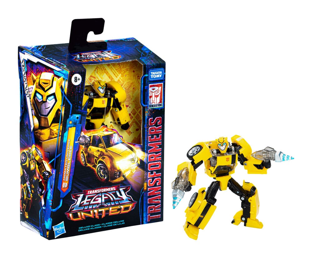 Transformers Generations Legacy United Deluxe Class Action Figure Animated Universe Bumblebee 14cm - Action Figures - Hasbro - Hobby Figures UK