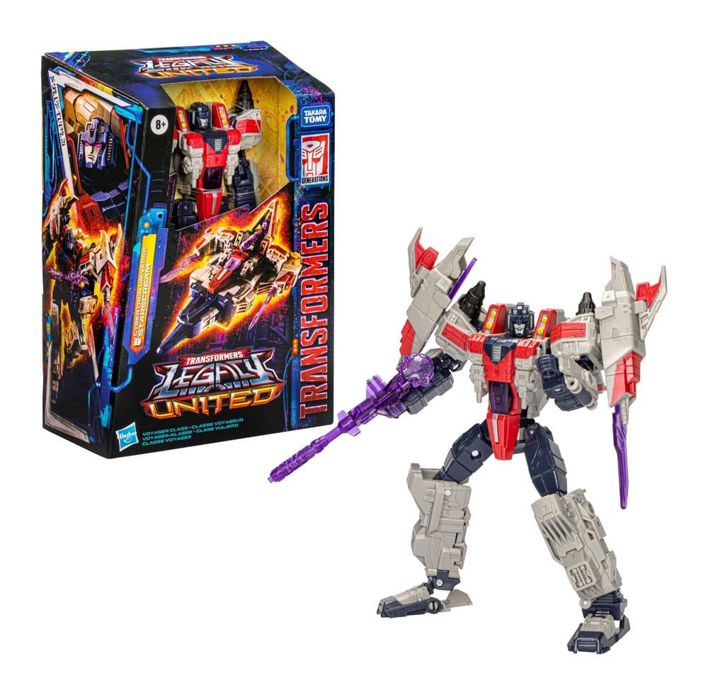 Transformers Generations Legacy United Voyager Class Action Figure Cybertron Universe Starscream 18cm - Action Figures - Hasbro - Hobby Figures UK