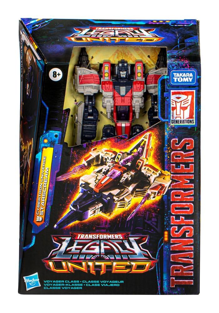 Transformers Generations Legacy United Voyager Class Action Figure Cybertron Universe Starscream 18cm - Action Figures - Hasbro - Hobby Figures UK