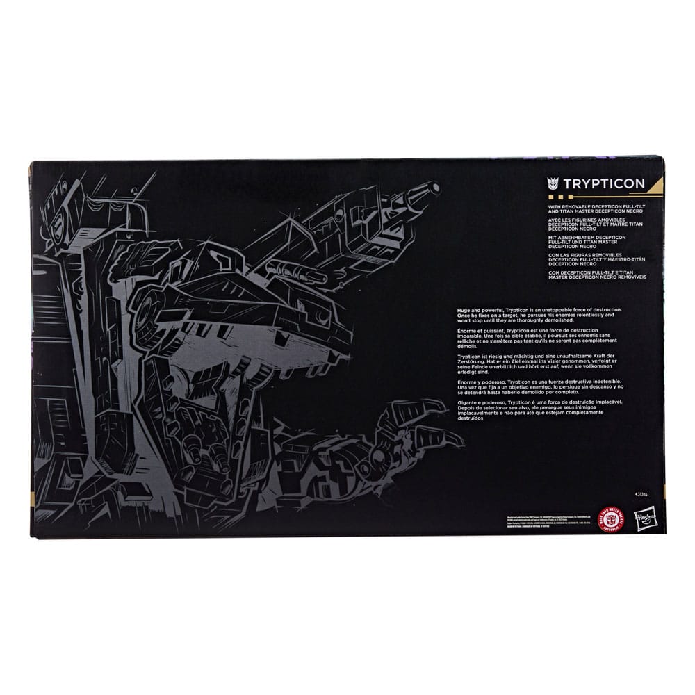 Transformers Generations Selects Age of the Primes Action Figure G1 Trypticon 45cm