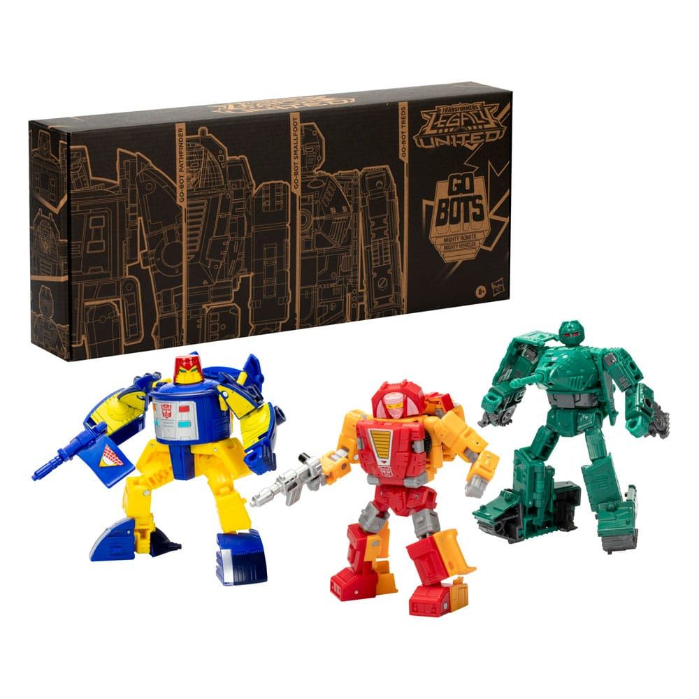 Transformers Legacy United Deluxe Class Action Figure 3-Pack Go-Bot Guardians 14cm - Action Figures - Hasbro - Hobby Figures UK
