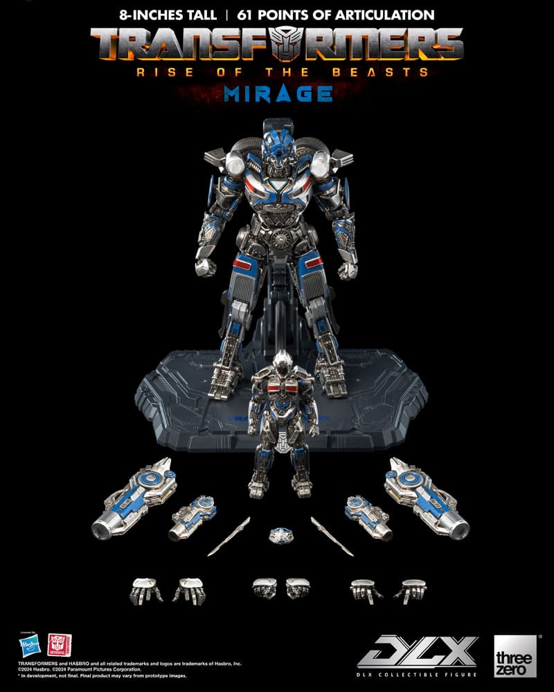 Transformers MDLX Action Figure Mirage 20cm - Action Figures - ThreeZero - Hobby Figures UK