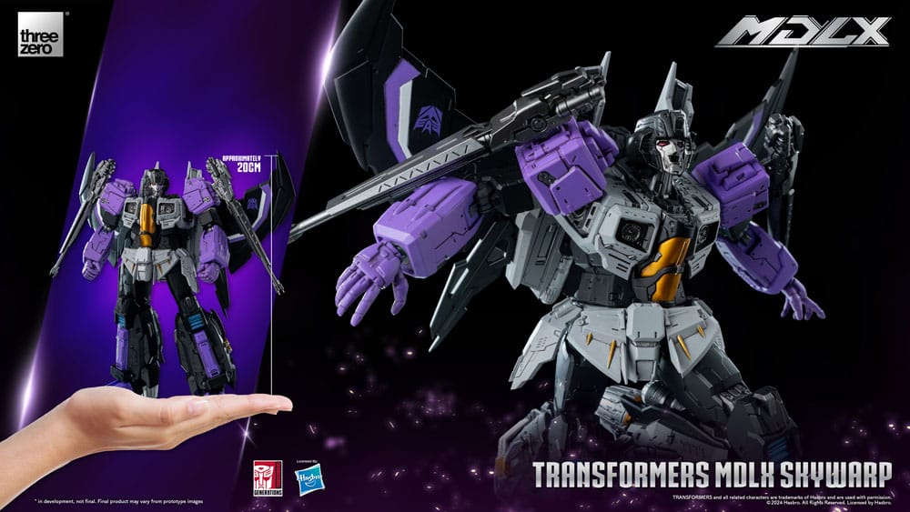 Transformers MDLX Action Figure Skywarp 20cm - Action Figures - ThreeZero - Hobby Figures UK