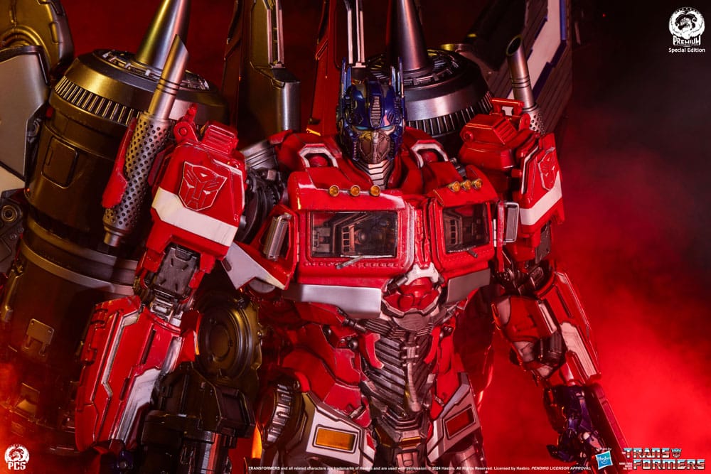 Transformers Collection Jet Transformers Museum Scale Statue Optimus Prime Jet Convoy Edition 87cm ...