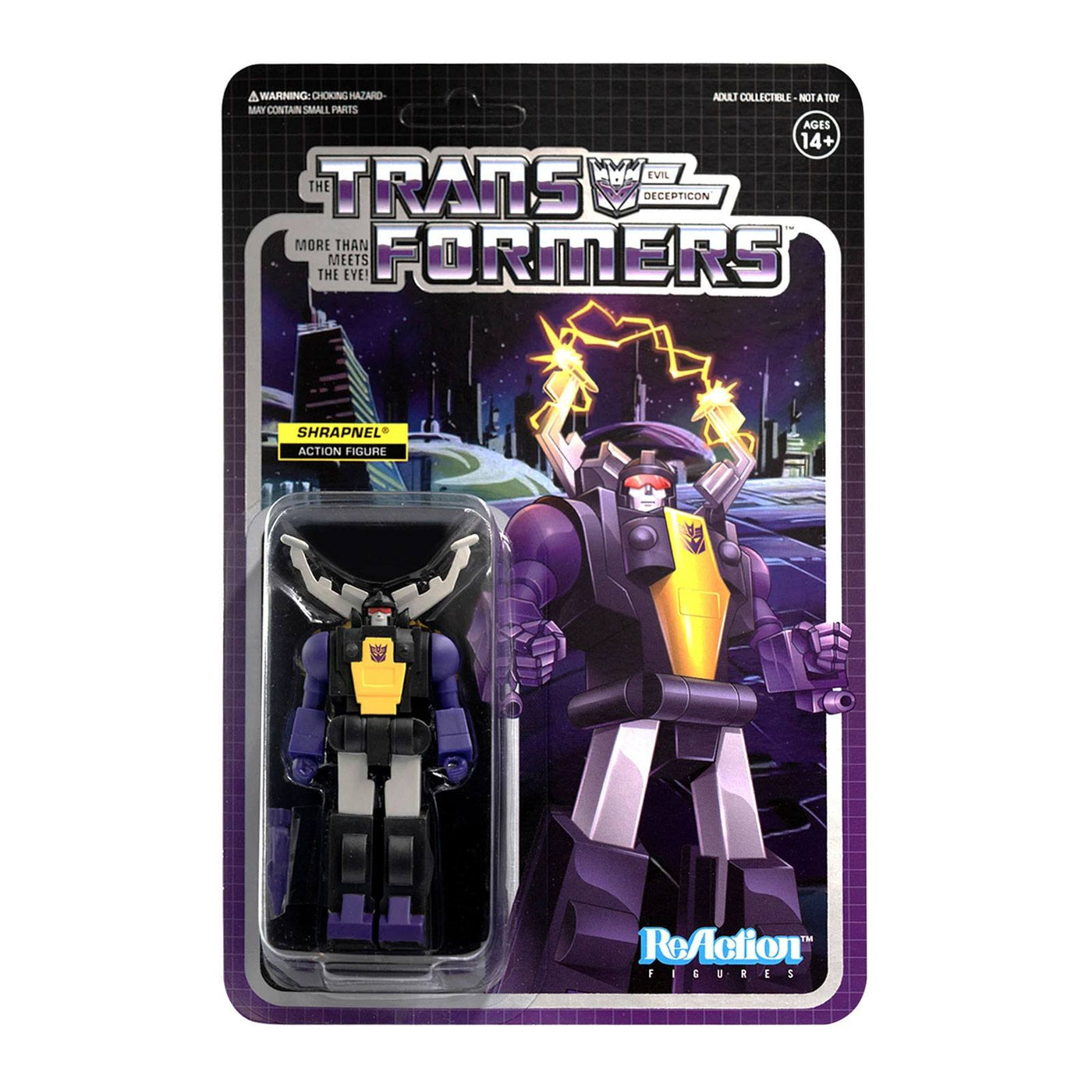 Transformers ReAction Action Figure Wave 2 Shrapnel 10cm - Action Figures - Super7 - Hobby Figures UK