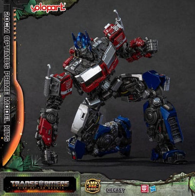 Transformers: Rise of the Beasts AMK Pro Series Plastic Model Kit Optimus Prime (Oversea Version) 20cm - Model Kit - Yolopark - Hobby Figures UK