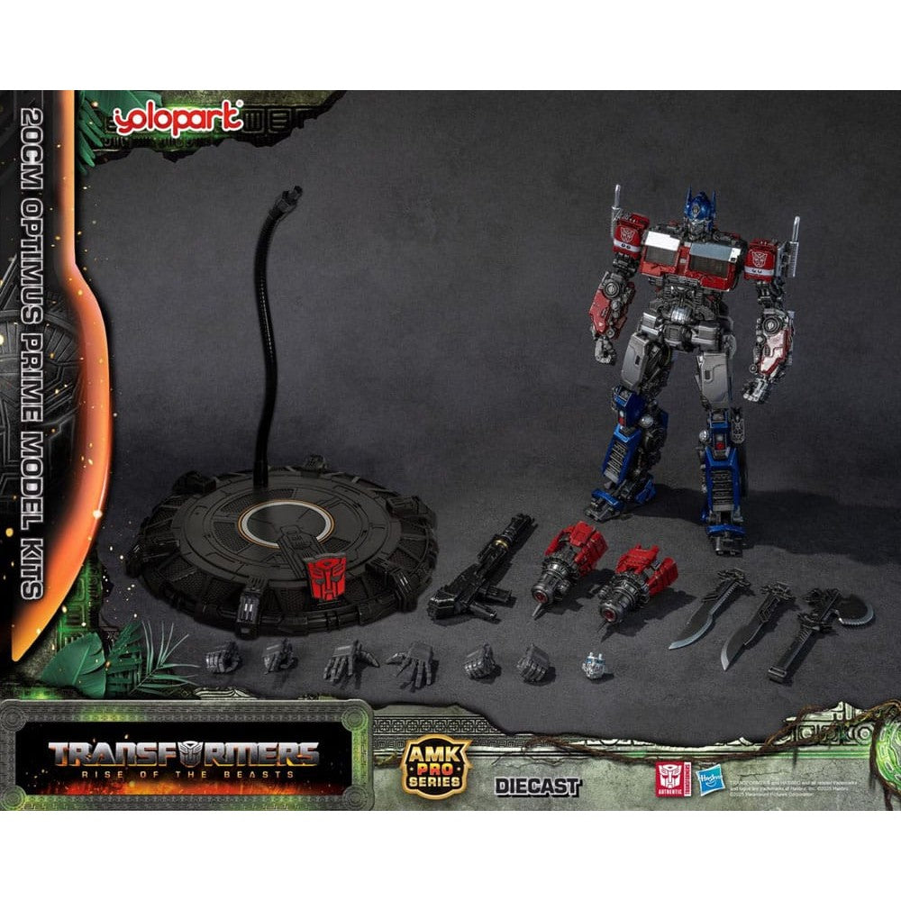 Transformers: Rise of the Beasts AMK Pro Series Plastic Model Kit Optimus Prime (Oversea Version) 20cm - Model Kit - Yolopark - Hobby Figures UK