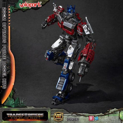 Transformers: Rise of the Beasts AMK Pro Series Plastic Model Kit Optimus Prime (Oversea Version) 20cm - Model Kit - Yolopark - Hobby Figures UK