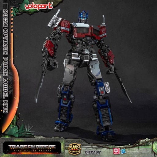 Transformers: Rise of the Beasts AMK Pro Series Plastic Model Kit Optimus Prime (Oversea Version) 20cm - Model Kit - Yolopark - Hobby Figures UK
