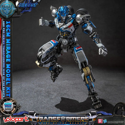 Transformers: Rise of the Beasts AMK Pro Series Plastic Model Kit Mirage (Oversea Version) 16cm - Model Kit - Yolopark - Hobby Figures UK