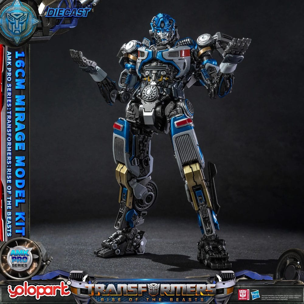 Transformers: Rise of the Beasts AMK Pro Series Plastic Model Kit Mirage (Oversea Version) 16cm - Model Kit - Yolopark - Hobby Figures UK