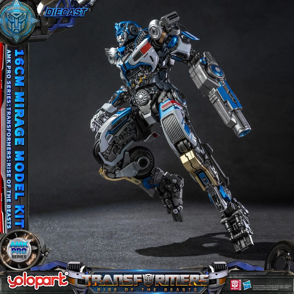 Transformers: Rise of the Beasts AMK Pro Series Plastic Model Kit Mirage (Oversea Version) 16cm - Model Kit - Yolopark - Hobby Figures UK