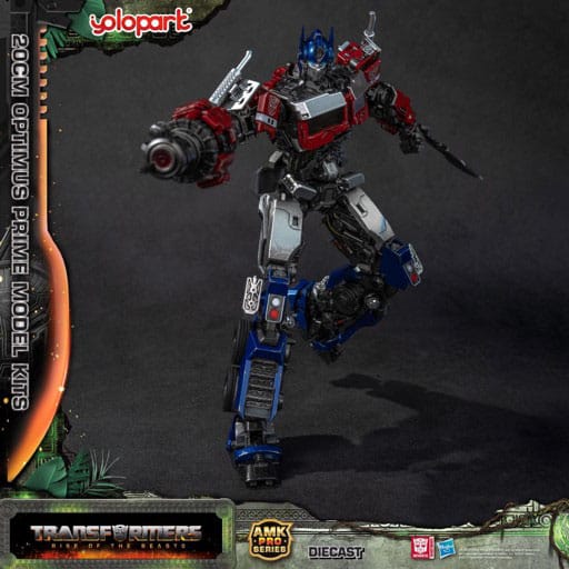 Transformers: Rise of the Beasts AMK Pro Series Plastic Model Kit Optimus Prime (Oversea Version) 20cm - Model Kit - Yolopark - Hobby Figures UK