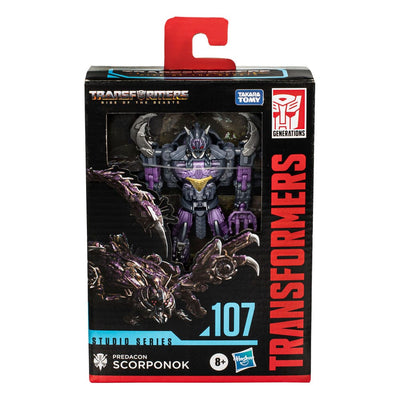 Transformers: Rise of the Beasts Generations Studio Series Deluxe Class Action Figure Predacon Scorponok 11cm - Action Figures - Hasbro - Hobby Figures UK