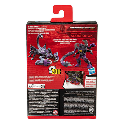 Transformers: Rise of the Beasts Generations Studio Series Deluxe Class Action Figure Predacon Scorponok 11cm - Action Figures - Hasbro - Hobby Figures UK