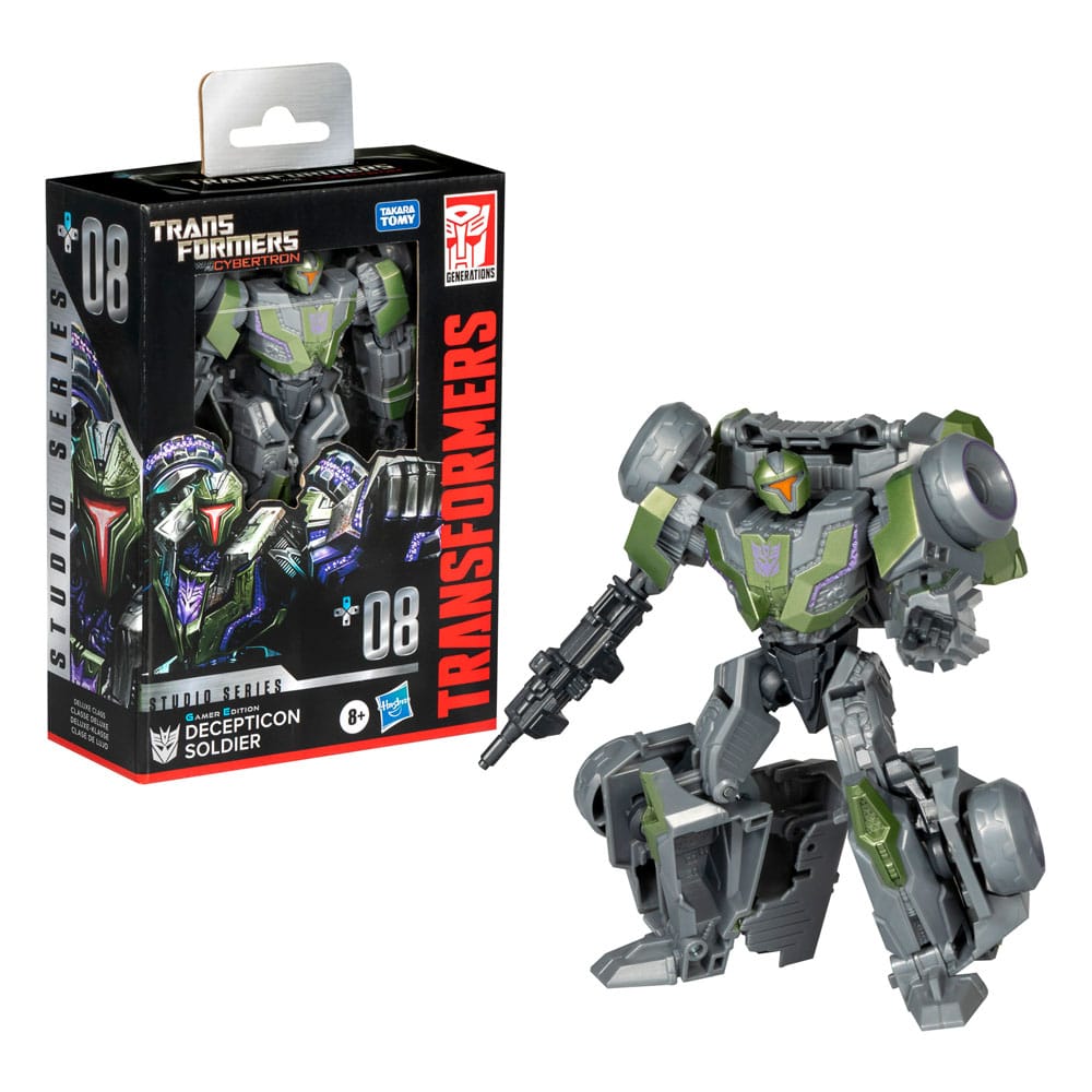 Transformers: War for Cybertron Studio Series Deluxe Class Action Figure Gamer Edition Decepticon Soldier 11cm - Action Figures - Hasbro - Hobby Figures UK