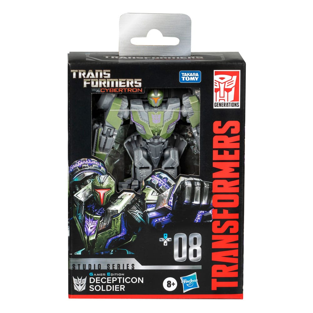 Transformers: War for Cybertron Studio Series Deluxe Class Action Figure Gamer Edition Decepticon Soldier 11cm - Action Figures - Hasbro - Hobby Figures UK