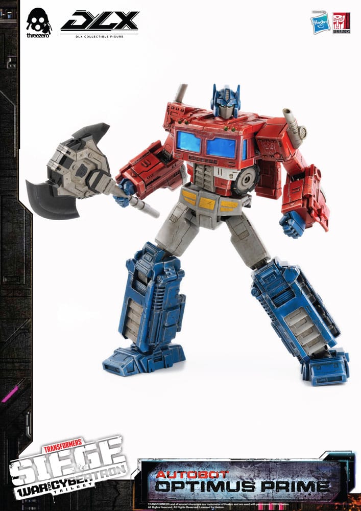 Transformers: War for Cybertron Trilogy DLX Action Figure 1/6 Optimus Prime 25cm - Action Figures - ThreeZero - Hobby Figures UK