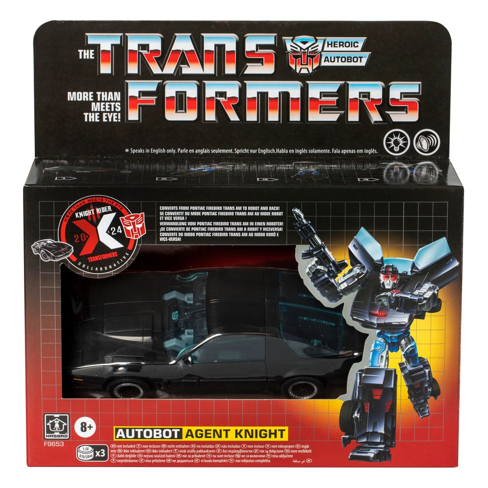 Transformers x Knight Rider Action Figure Autobot Agent Knight 16cm - Action Figures - Hasbro - Hobby Figures UK