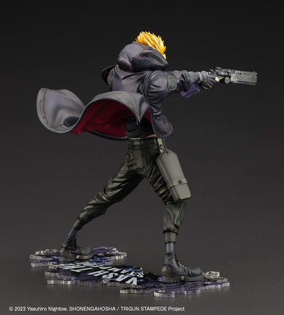 Trigun Stampede ARTFXJ Statue 1/8 Vash the Stampede The Gunman in Black Ver. 22cm - Scale Statue - Kotobukiya - Hobby Figures UK