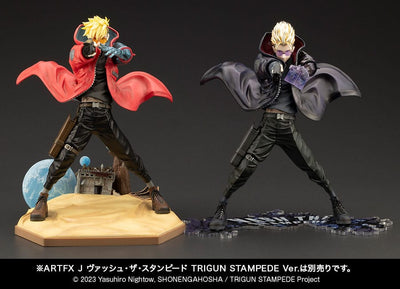 Trigun Stampede ARTFXJ Statue 1/8 Vash the Stampede The Gunman in Black Ver. 22cm - Scale Statue - Kotobukiya - Hobby Figures UK