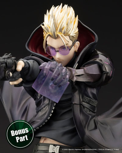 Trigun Stampede ARTFXJ Statue 1/8 Vash the Stampede The Gunman in Black Ver. 22cm - Scale Statue - Kotobukiya - Hobby Figures UK