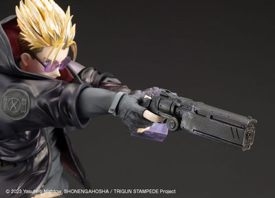 Trigun Stampede ARTFXJ Statue 1/8 Vash the Stampede The Gunman in Black Ver. 22cm - Scale Statue - Kotobukiya - Hobby Figures UK