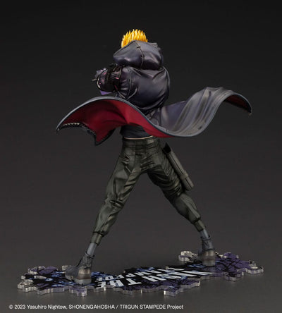 Trigun Stampede ARTFXJ Statue 1/8 Vash the Stampede The Gunman in Black Ver. 22cm - Scale Statue - Kotobukiya - Hobby Figures UK
