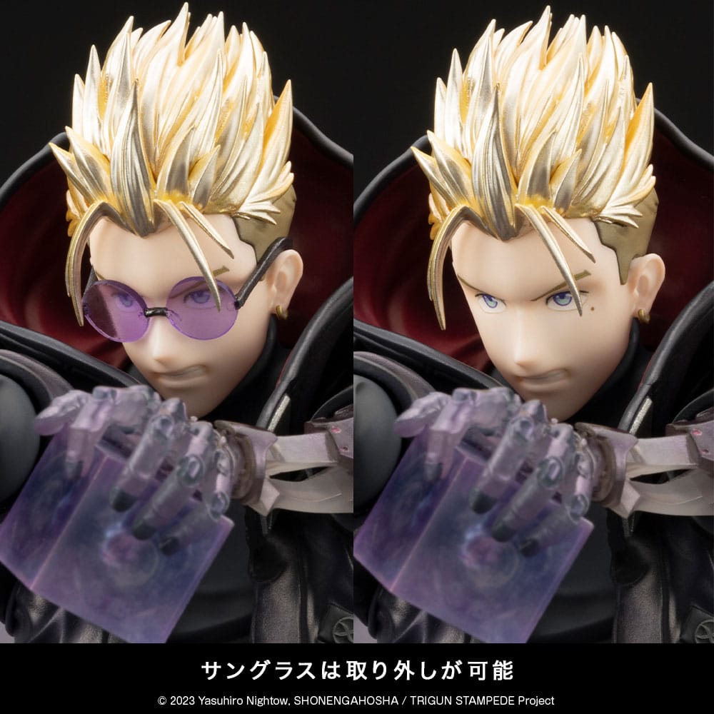 Trigun Stampede ARTFXJ Statue 1/8 Vash the Stampede The Gunman in Black Ver. 22cm - Scale Statue - Kotobukiya - Hobby Figures UK
