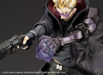 Trigun Stampede ARTFXJ Statue 1/8 Vash the Stampede The Gunman in Black Ver. 22cm - Scale Statue - Kotobukiya - Hobby Figures UK