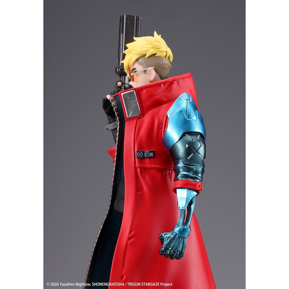 Trigun Stampede Oshi Works Statue Vash the Stampede 22cm - Scale Statue - Kotobukiya - Hobby Figures UK