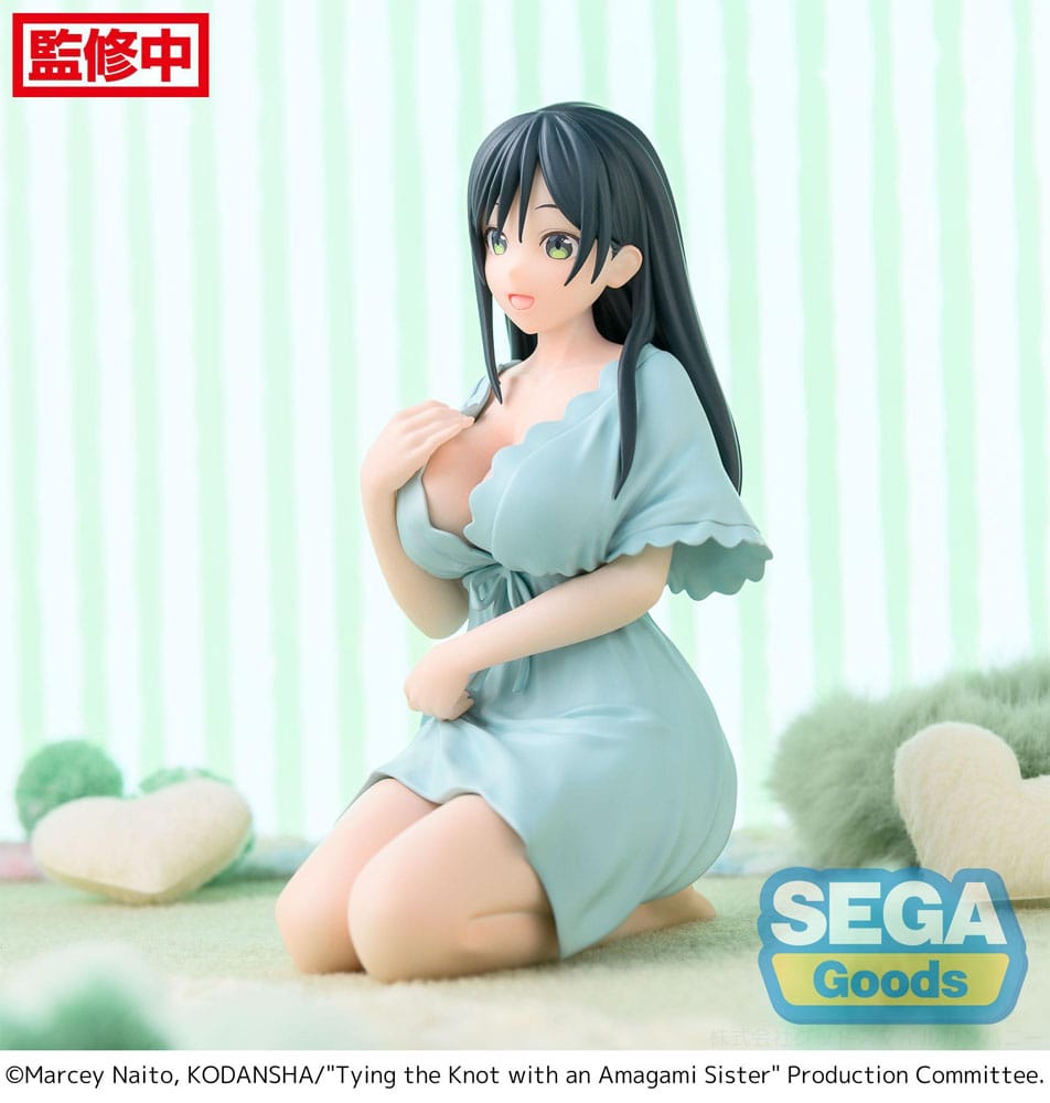 Tying the Knot with an Amagami Sister Yumemirize PVC Statue Yae Amagami 10cm - Scale Statue - Sega - Hobby Figures UK