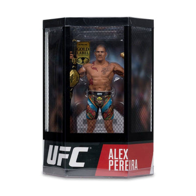 UFC Posed PVC Statue Alex Pereira 18cm - Scale Statue - McFarlane Toys - Hobby Figures UK