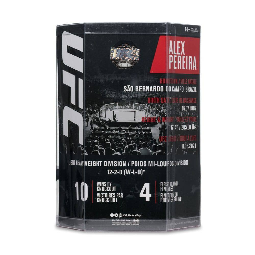 UFC Posed PVC Statue Alex Pereira 18cm - Scale Statue - McFarlane Toys - Hobby Figures UK