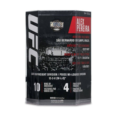UFC Posed PVC Statue Alex Pereira 18cm - Scale Statue - McFarlane Toys - Hobby Figures UK