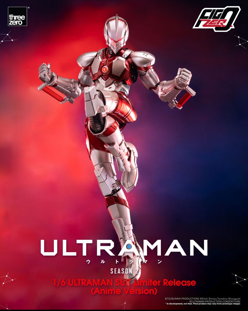 Ultraman FigZero Action Figure 1/6 Ultraman Suit (Anime Version) Limited Release 31cm - Action Figures - ThreeZero - Hobby Figures UK