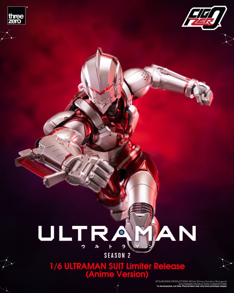 Ultraman FigZero Action Figure 1/6 Ultraman Suit (Anime Version) Limited Release 31cm - Action Figures - ThreeZero - Hobby Figures UK