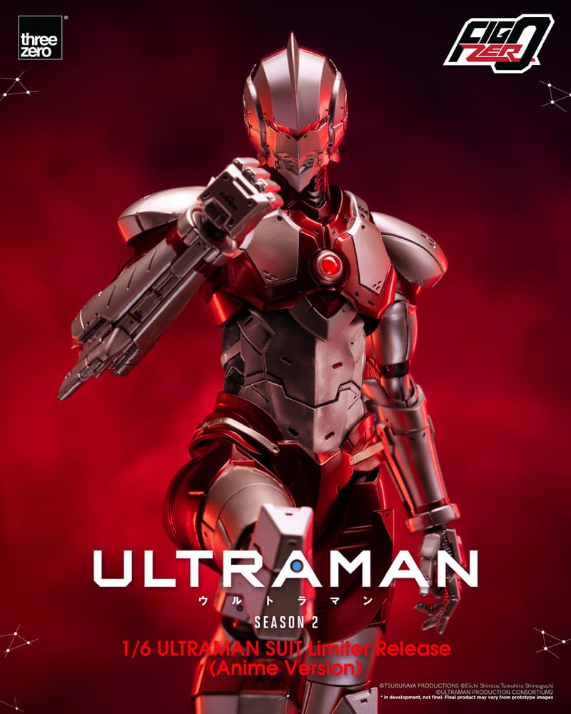 Ultraman FigZero Action Figure 1/6 Ultraman Suit (Anime Version) Limited Release 31cm - Action Figures - ThreeZero - Hobby Figures UK