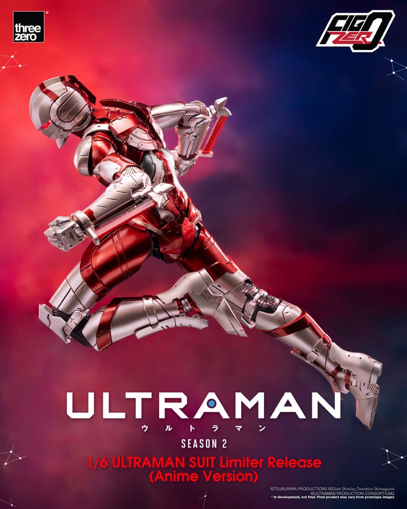 Ultraman FigZero Action Figure 1/6 Ultraman Suit (Anime Version) Limited Release 31cm - Action Figures - ThreeZero - Hobby Figures UK