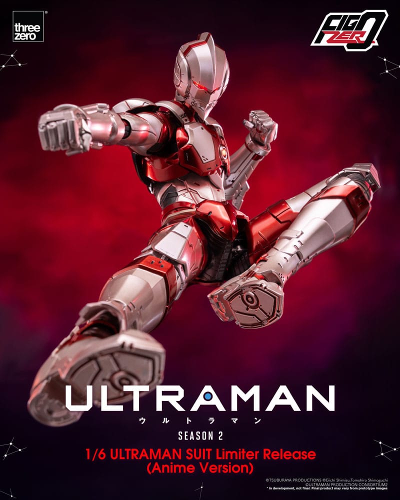 Ultraman FigZero Action Figure 1/6 Ultraman Suit (Anime Version) Limited Release 31cm - Action Figures - ThreeZero - Hobby Figures UK