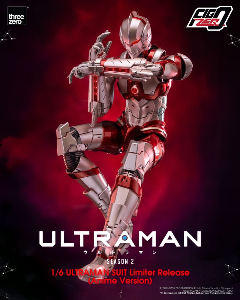 Ultraman FigZero Action Figure 1/6 Ultraman Suit (Anime Version) Limited Release 31cm - Action Figures - ThreeZero - Hobby Figures UK