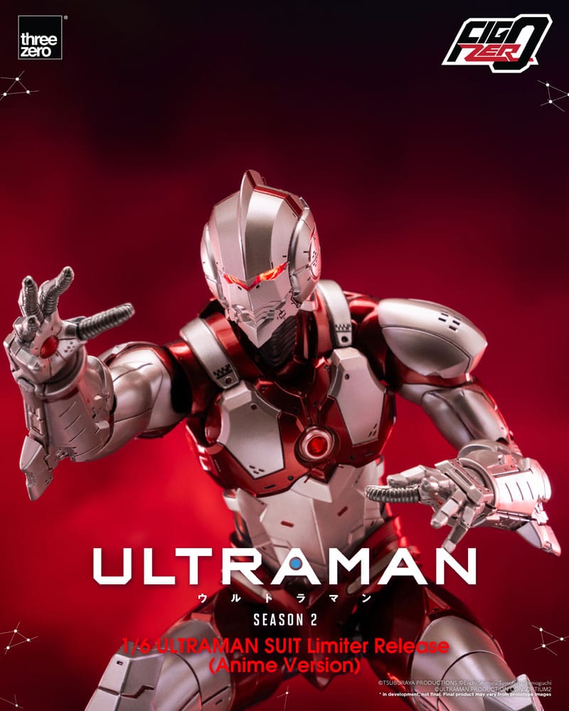 Ultraman FigZero Action Figure 1/6 Ultraman Suit (Anime Version) Limited Release 31cm - Action Figures - ThreeZero - Hobby Figures UK