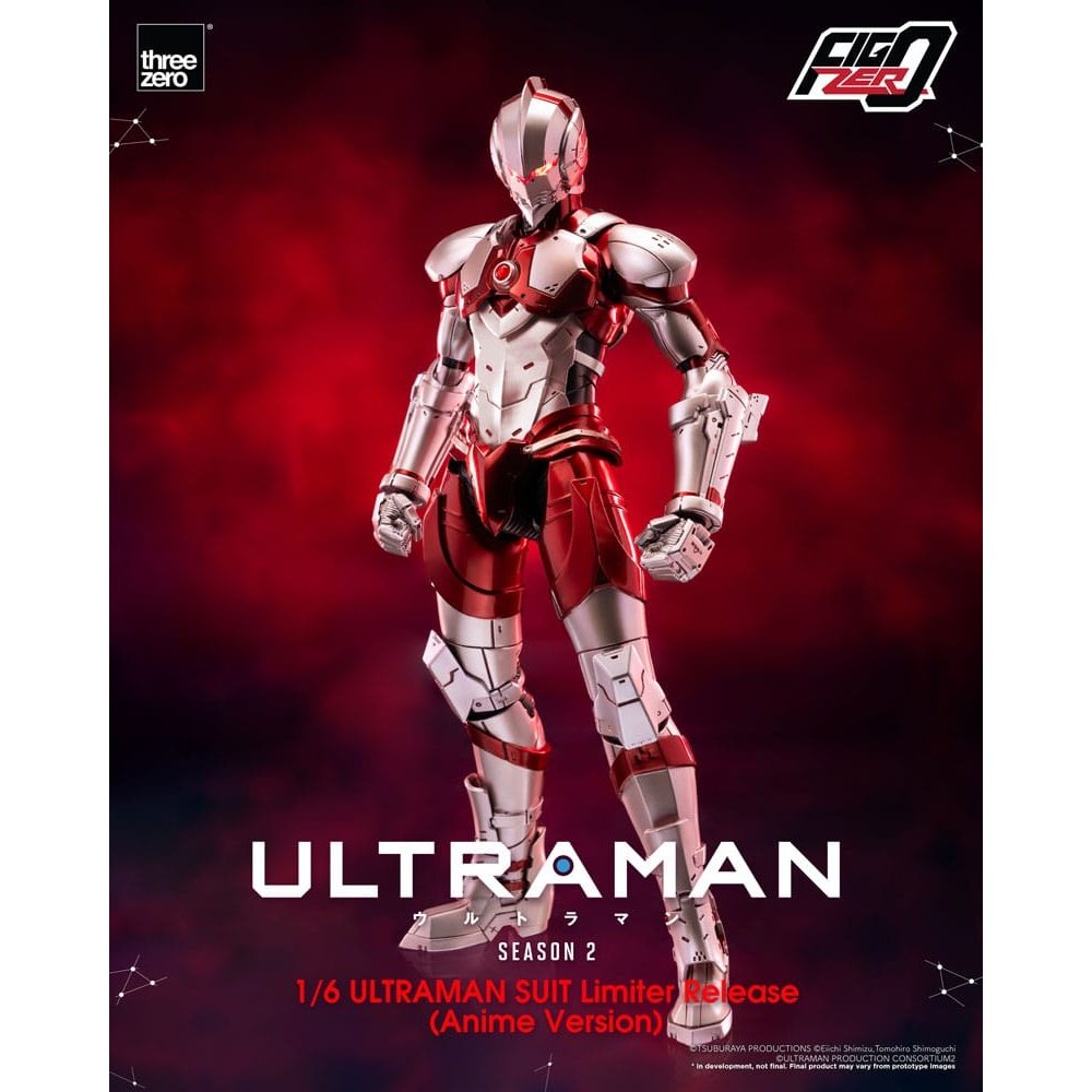 Ultraman FigZero Action Figure 1/6 Ultraman Suit (Anime Version) Limited Release 31cm - Action Figures - ThreeZero - Hobby Figures UK