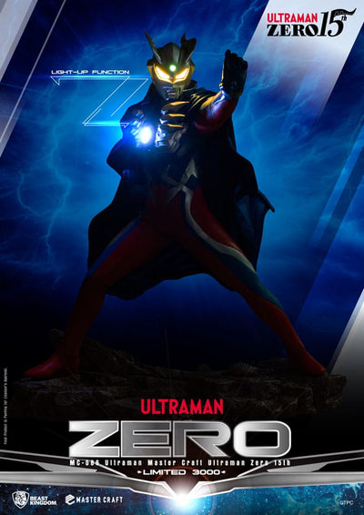 Ultraman Master Craft Statue Ultraman Zero 15th 41cm - Scale Statue - Beast Kingdom Toys - Hobby Figures UK