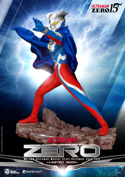 Ultraman Master Craft Statue Ultraman Zero 15th 41cm - Scale Statue - Beast Kingdom Toys - Hobby Figures UK